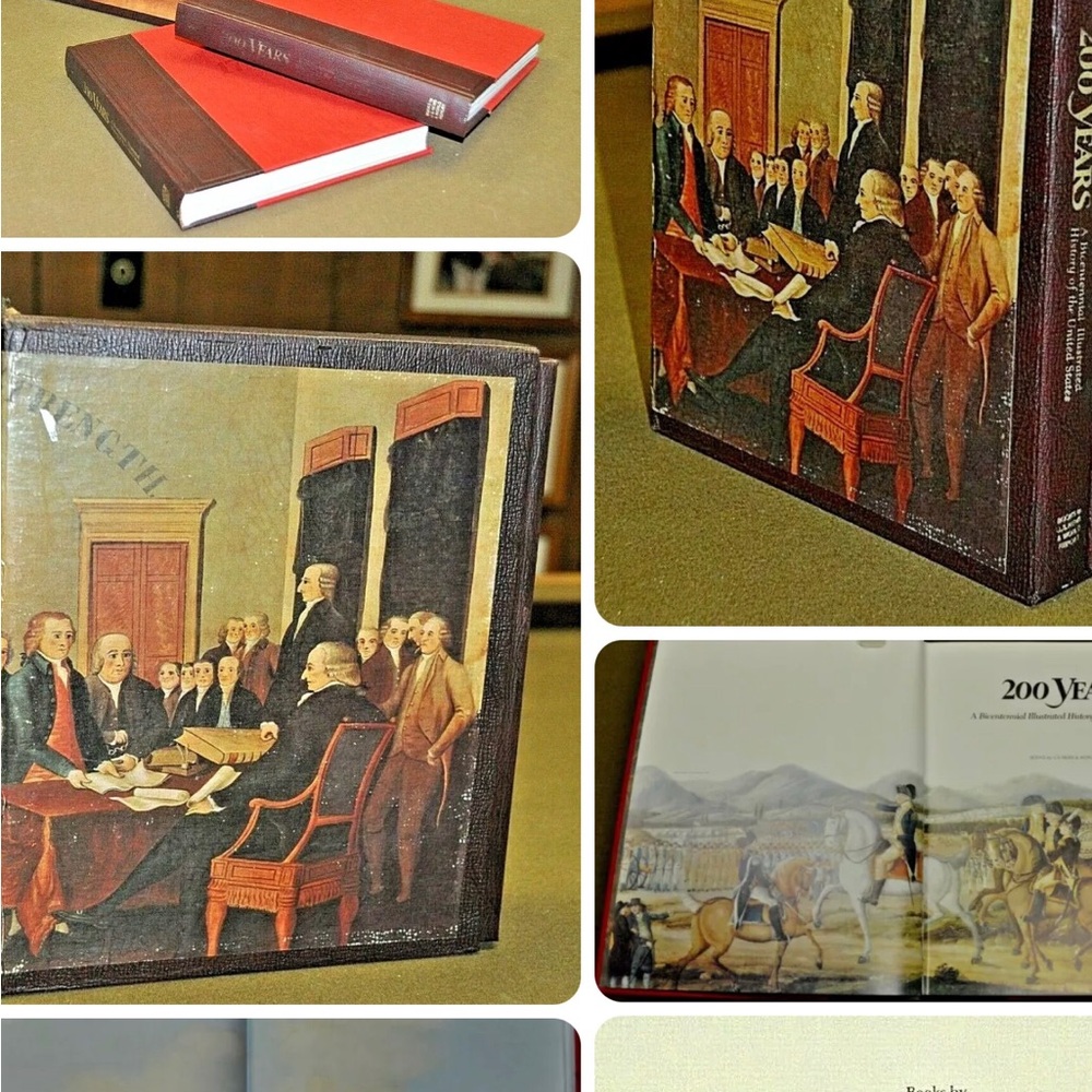 US News & World Report Boxed Book Set 1776-1976 Bicentennial Illustrated History